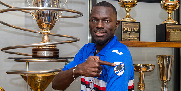 Maglia Home Sampdoria OMAR COLLEY Maglia Home Sampdoria OMAR COLLEY