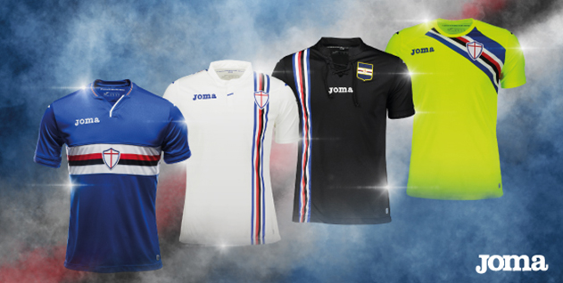 Seconda Maglia Sampdoria completini Seconda Maglia Sampdoria completini