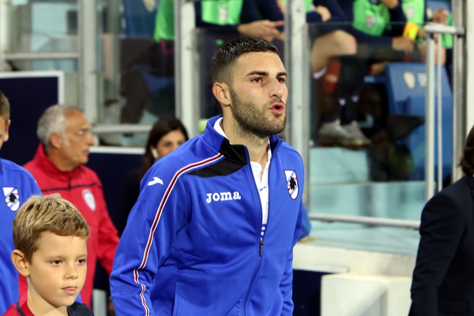 Maglia Home Sampdoria MAXIME LEVERBE Maglia Home Sampdoria MAXIME LEVERBE