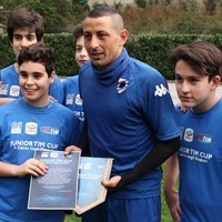 I ragazzi della Junior TIM Cup a Bogliasco con la Samp