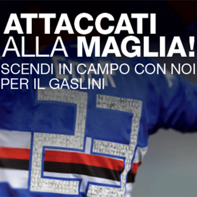 Attaccati alla maglia: scendi in campo con noi per il ‘Gaslini’