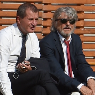 Il presidente Ferrero a Pinzolo: «Non disturbate Zenga e la squadra»