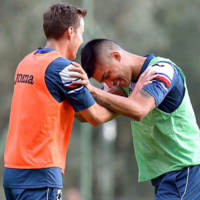 Rifinitura sotto gli occhi di Osti e Romei, domenica Entella-Sampdoria