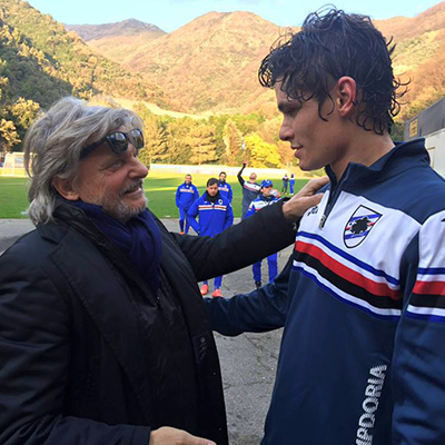 Dodo has first training session with Samp, Ferrero watching on