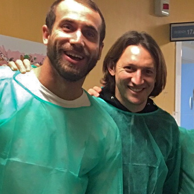De Silvestri e Barreto in corsia al “Gaslini” con il Jolly Club AMT