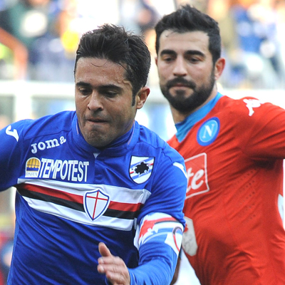 Il Doria non ferma la corsa del Napoli, inutili i gol di Correa ed Eder