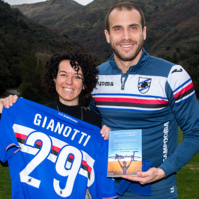 Paola Gianotti, l’ultracycler da record a Bogliasco per conoscere un suo fan