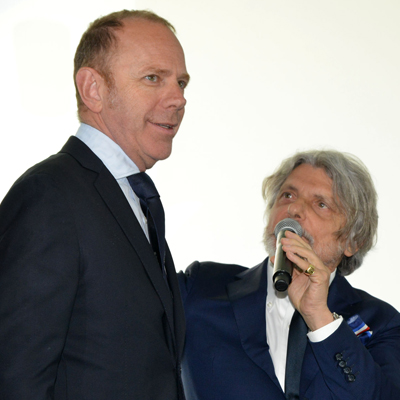 Che festa a Bogliasco: i giovani blucerchiati celebrano gli eroi dello Scudetto