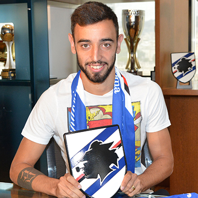 Bruno Fernandes joins Sampdoria and takes No.10 jersey