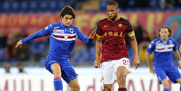 07-02-16 ROMA-SAMPDORIA CAMPIONATO SERIE A TIM 2015-16 DODO-KEITA
