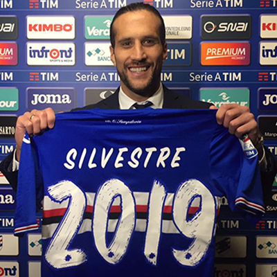 Silvestre seals contract extension to prolong Sampdoria stay until 2019