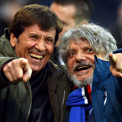 Il presidente Ferrero e l’amico Morandi: «Avversari nel calcio ma con fair play»