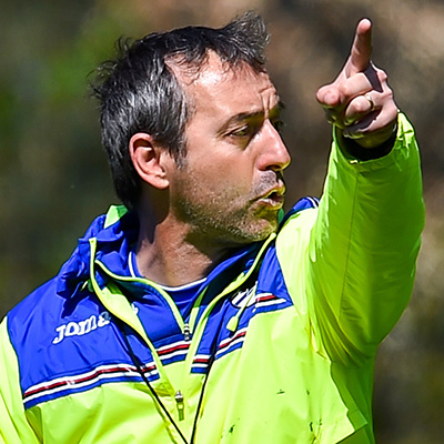 Giampaolo: «Vogliamo stare alle spalle delle grandi, a Torino gara aperta»