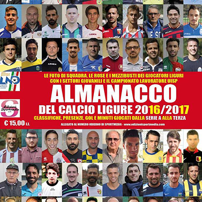 Venerdì la presentazione dell’Almanacco del Calcio Ligure 2016/17