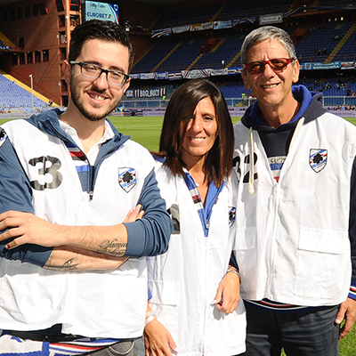 #SampthingDifferent: in campo per il riscaldamento con i blucerchiati, provaci anche tu