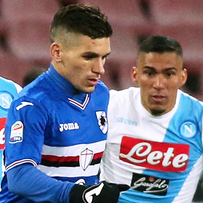 Ventidue blucerchiati anti-Napoli: anche Zapata tra i convocati