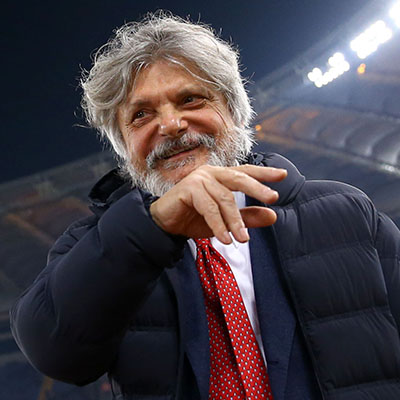 Il presidente Ferrero esulta: «Contento, questa squadra ha lo spirito di Giampaolo»
