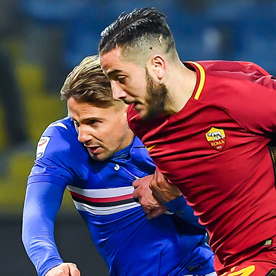 Quagliarella ci illude, Dzeko ci riporta sulla terra: la Roma strappa un punto a Marassi