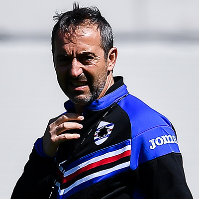 Giampaolo: «Salutiamo a dovere i nostri tifosi, dodicesimo uomo in campo»