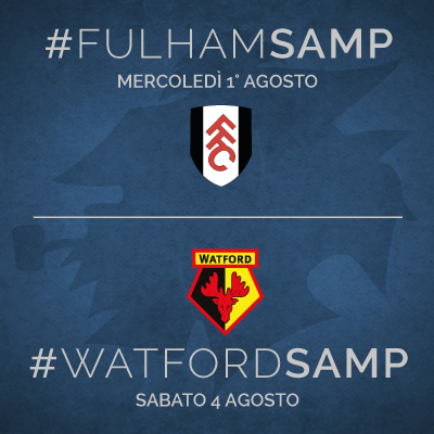 Info accrediti stampa e fotografi per le amichevoli con Fulham e Watford