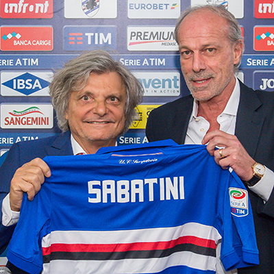 President Ferrero delighted: “Sabatini is the star I wanted for Samp”