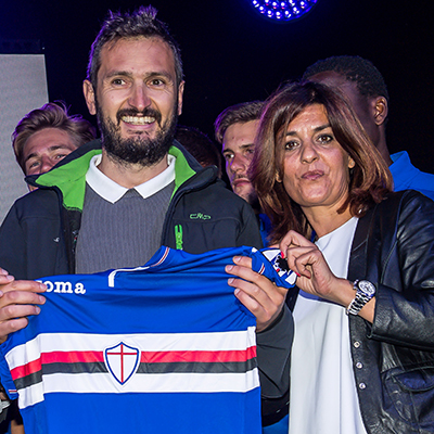 Che festa a Ponte di Legno: la Sampdoria si presenta davanti ai tifosi