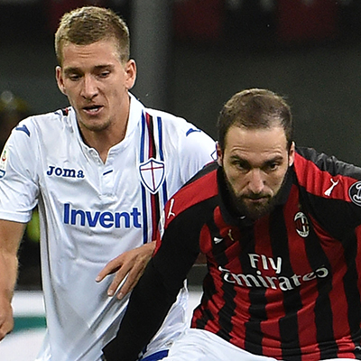 Samp edged out in five-goal thriller at San Siro