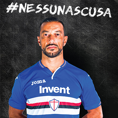 #Nessunascusa: la Sampdoria e Quagliarella testimonial contro la violenza sulle donne