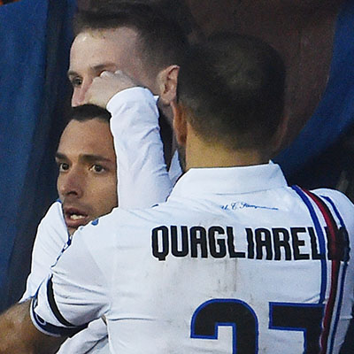 Caprari dedicates quick-fire brace to team-mates and fans