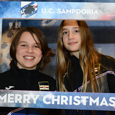 Academy Christmas Party: al Porto Antico il saluto della Samp ai giovani blucerchiati
