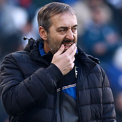 Giampaolo: «Per noi è finita 2-2, il rigore della Juve non lo dai mai nella vita»