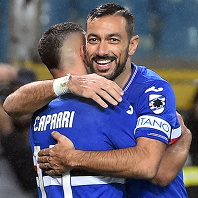 Caprari-Quagliarella: la Sampdoria domina, liquida e sorpassa il Parma