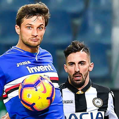 Samp hit Udinese for four as Quagliarella equals Serie A record