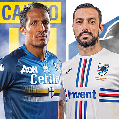 #BluCrociati: Sampdoria e Parma rinnovano il gemellaggio a maglie invertite