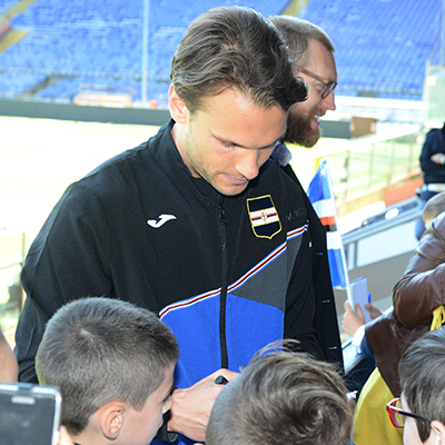 Impariamo allo stadio: Ekdal incontra i bimbi al “Ferraris”