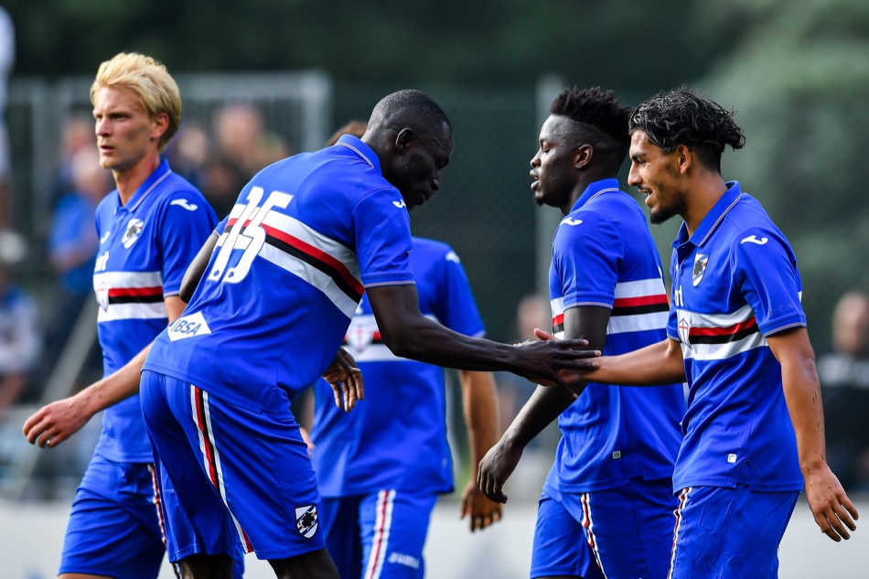 Omar Colley; Sampdoria preseason Omar Colley; Sampdoria preseason