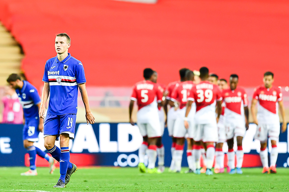 Monaco-Sampdoria 1-0; Jankto Monaco-Sampdoria 1-0; Jankto