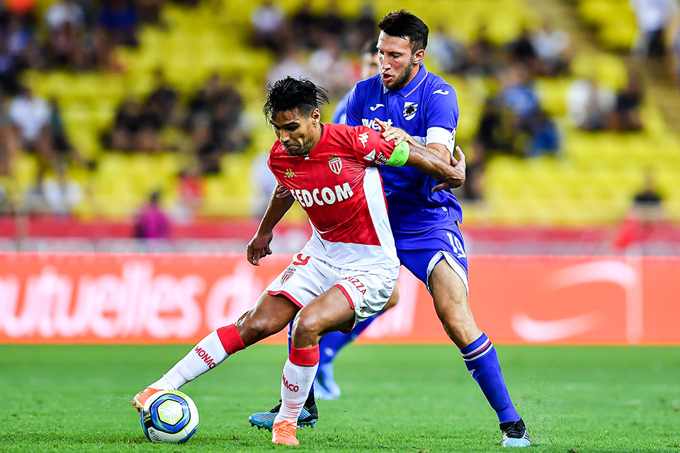 Monaco-Sampdoria 1-0; Falcao, Regini Monaco-Sampdoria 1-0; Falcao, Regini