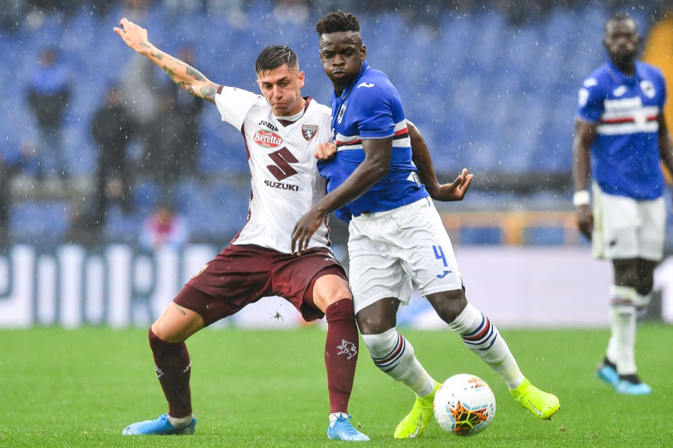 Vieira; Sampdoria-Torino 1-0 Vieira; Sampdoria-Torino 1-0