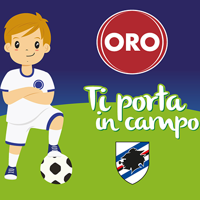 Oro ti porta in campo: torna il concorso dedicato ai piccoli tifosi blucerchiati