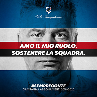 #sempreconte, Giuseppe ama il suo ruolo: «Sostenere la Samp è gioia»