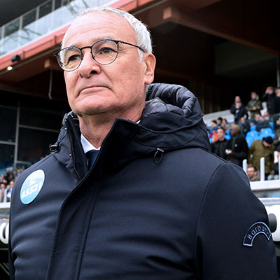 Ranieri contento per il pareggio: «Abbiamo tenuto testa all’Atalanta»