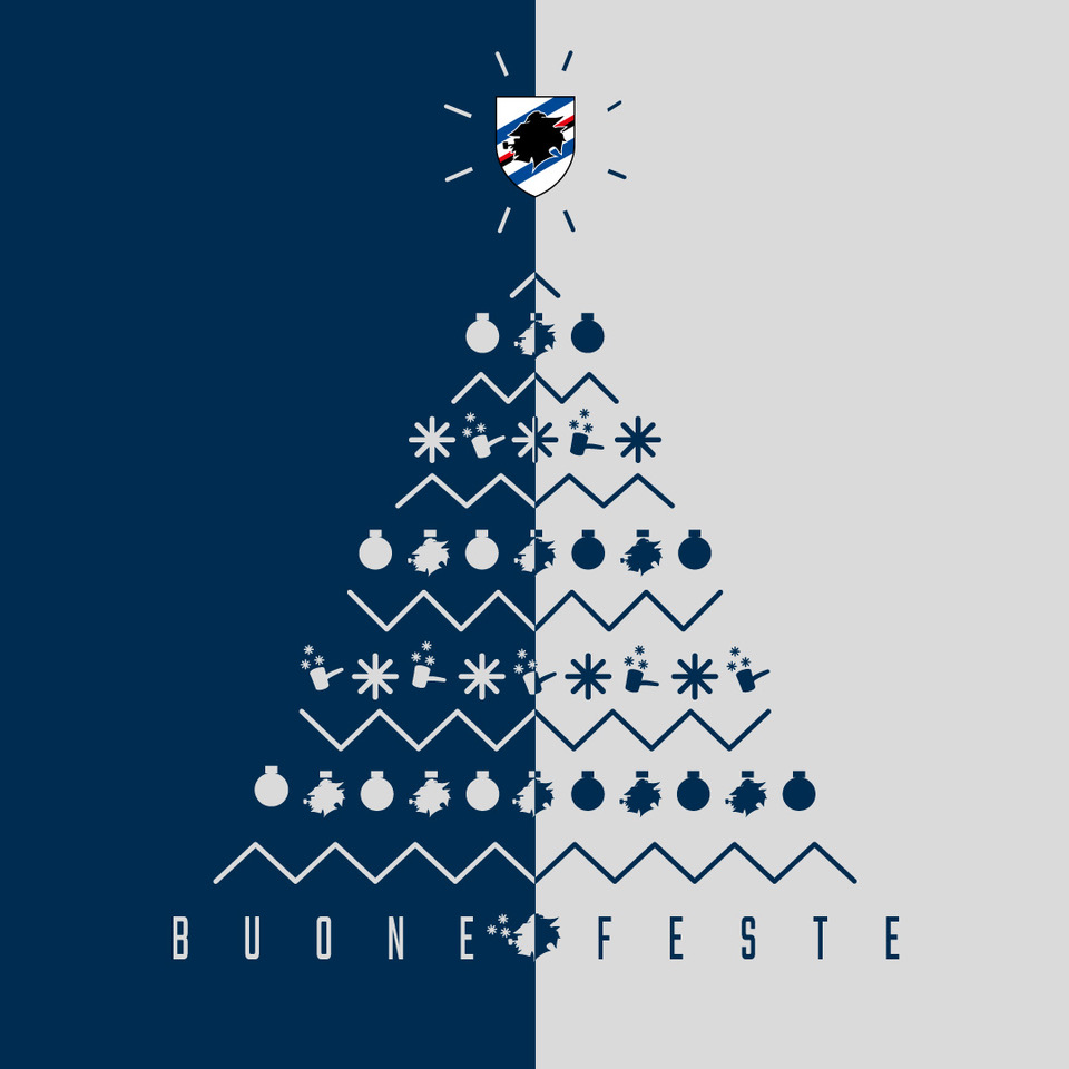 È Natale: buone feste dall’Unione Calcio Sampdoria