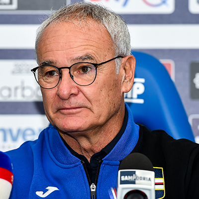 Ranieri tells Samp to keep fighting ahead of Cagliari test