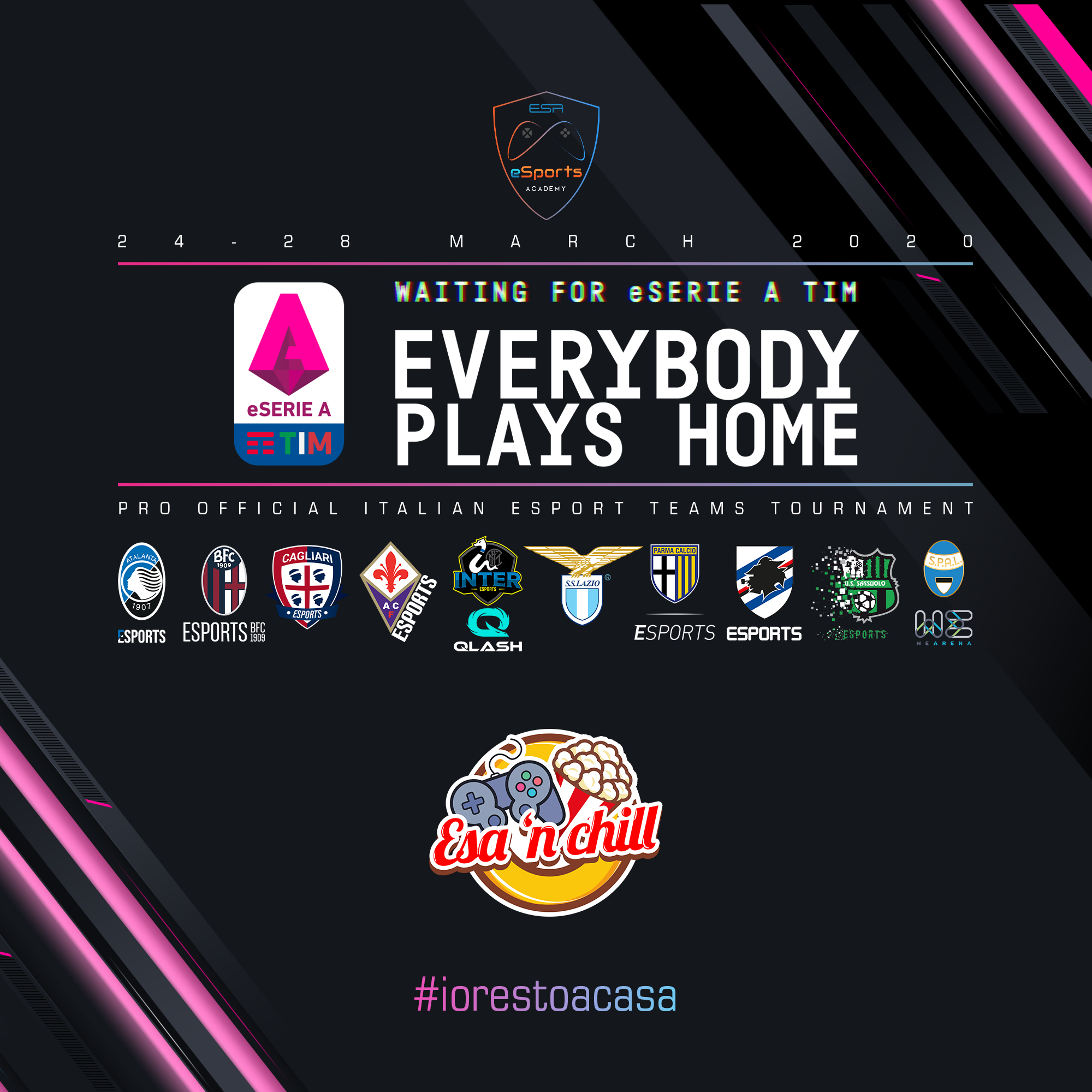 Everybody Plays Home: il gran finale del torneo di FIFA in attesa della eSerie A TIM