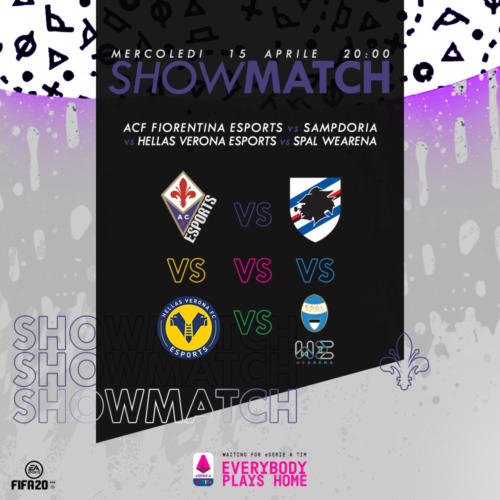 Sampdoria eSports: su FIFA 20 gli show-match con Fiorentina, SPAL e Verona