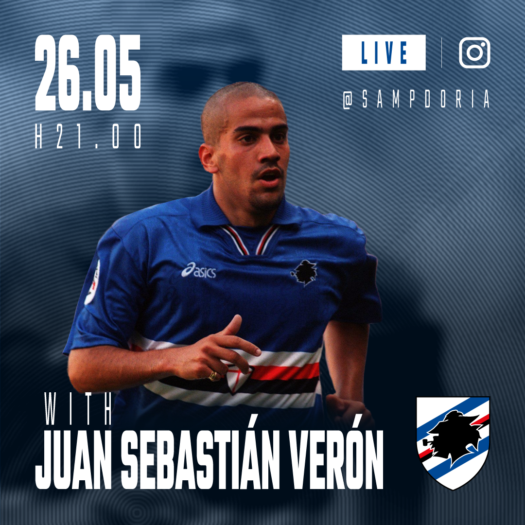 Juan Sebastian Veron to appear in Sampdoria Instagram Live