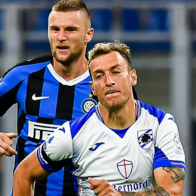 Samp lose 2-1 to Inter on return to league action