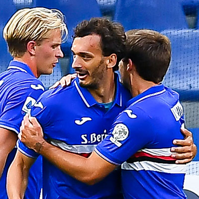 Una Samp coi fiocchi: Gabbiadini e doppio Bonazzoli, Cagliari al tappeto