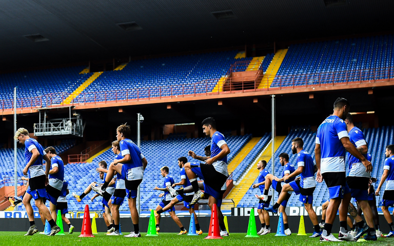 Samp train at the Ferraris, afternoon session on Friday